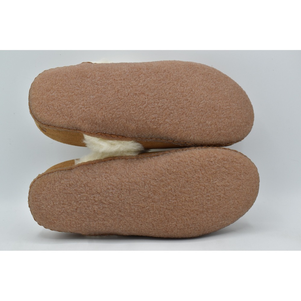 Sorel Women 8 Nakiska II Brown Suede Faux Shearling Lined Slides Slippers Shoes - Picture 6 of 12
